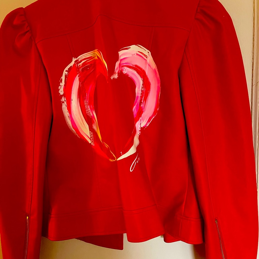NY&Co Limited Edition Leather Jacket Sz M